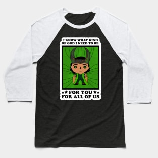 Cute God Baseball T-Shirt